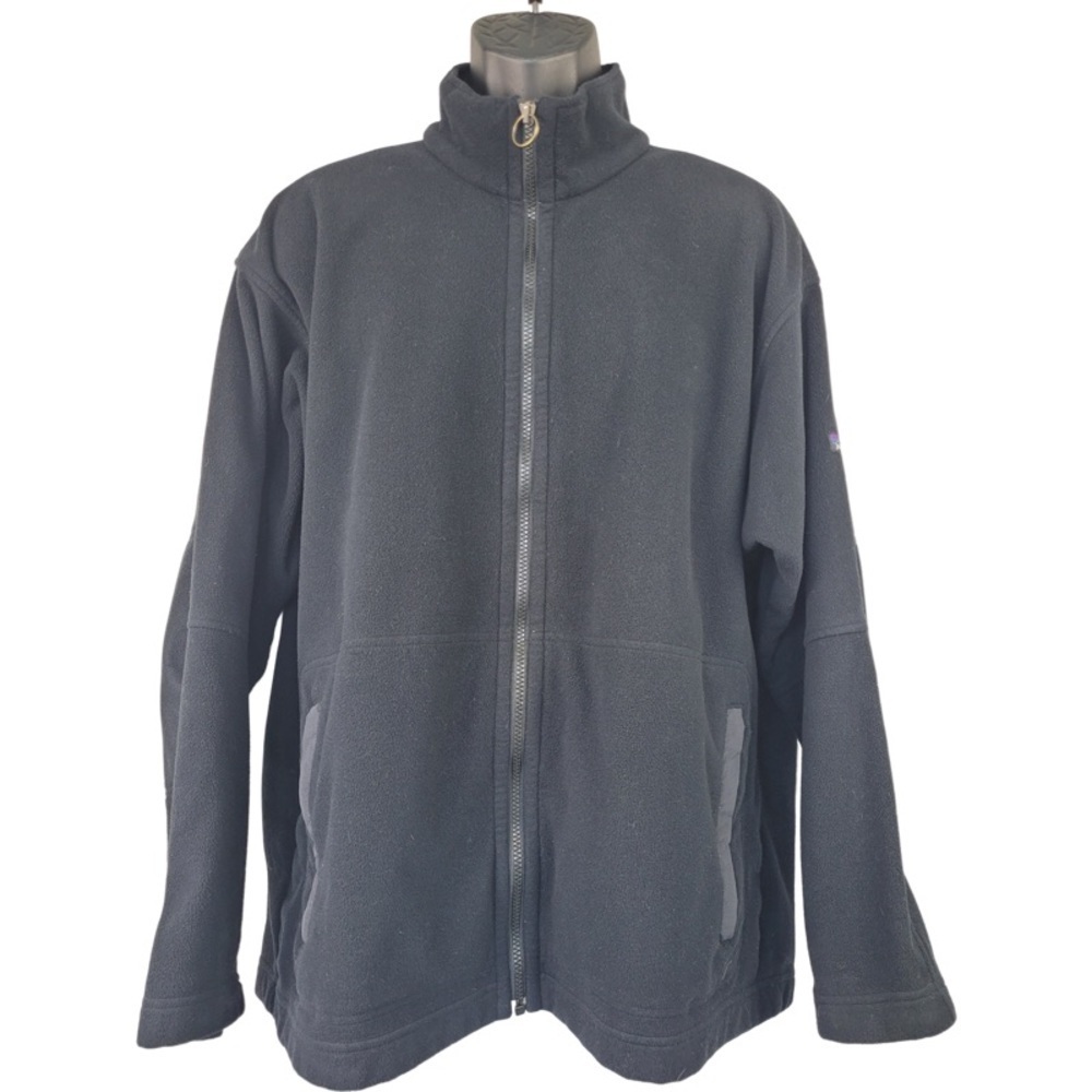 Patagonia men’s full zip fleece black sweater size XL